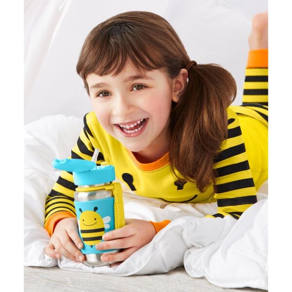 Skip Hop Pipetli Paslanmaz Çelik Suluk Arı