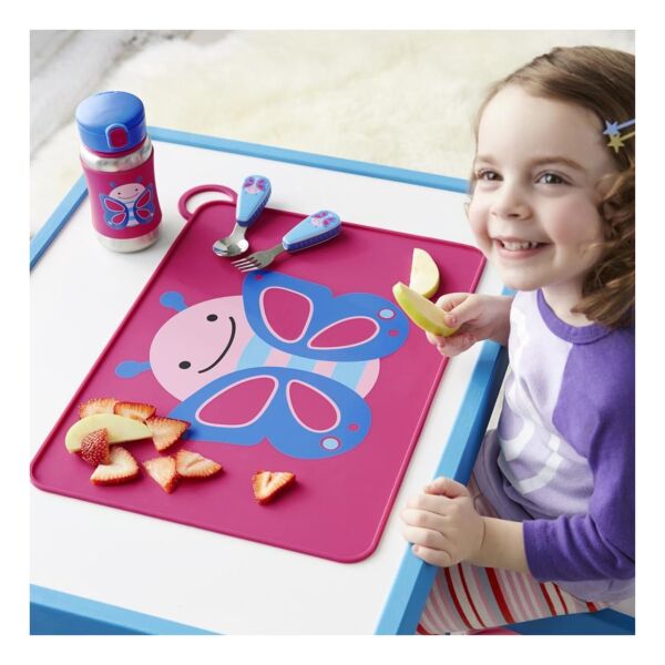 Skip Hop Pipetli Paslanmaz Çelik Suluk Kelebek