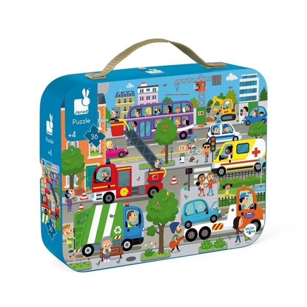 Janod 36 Parça Puzzle Şehir