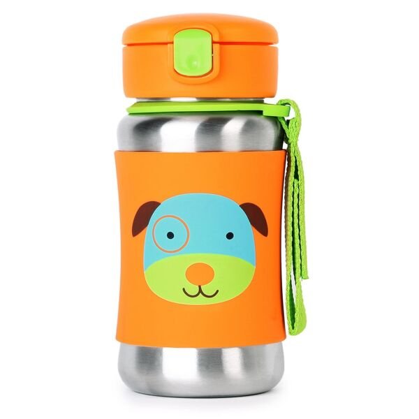 Skip Hop Pipetli Paslanmaz Çelik Suluk Köpek