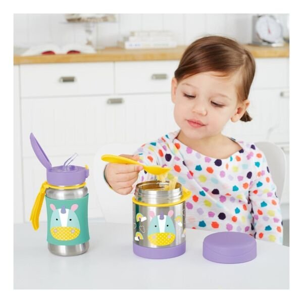 Skip Hop Pipetli Paslanmaz Çelik Suluk Unicorn