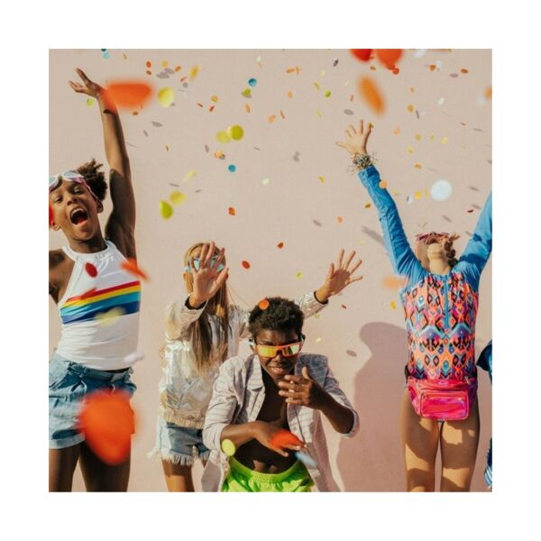 Bling2o Çocuk Deniz Gözlüğü - Bubble Gum Pink Disk