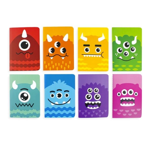 Ooly Pocket Pal Mini 8li Defter Seti - Monsters