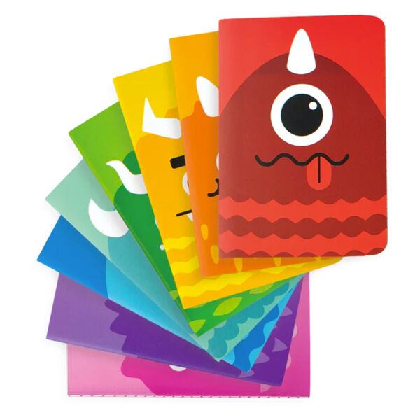 Ooly Pocket Pal Mini 8li Defter Seti - Monsters