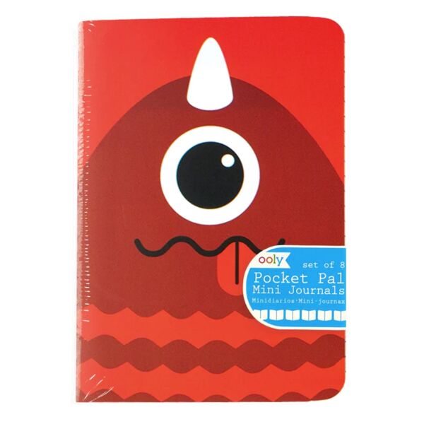 Ooly Pocket Pal Mini 8li Defter Seti - Monsters