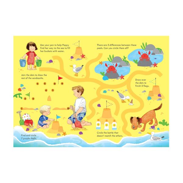 Poppy and Sams - Wipe Clean Summer Activities