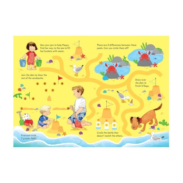 Poppy and Sams - Wipe Clean Summer Activities