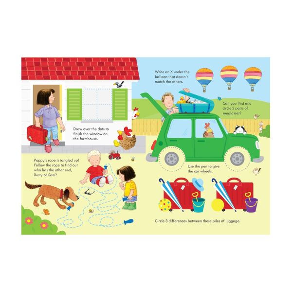 Poppy and Sams - Wipe Clean Summer Activities