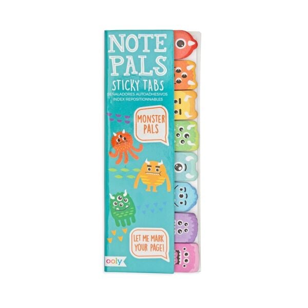 Ooly Note Pals Yapışkanlı Etiket Seti - Monster Pa