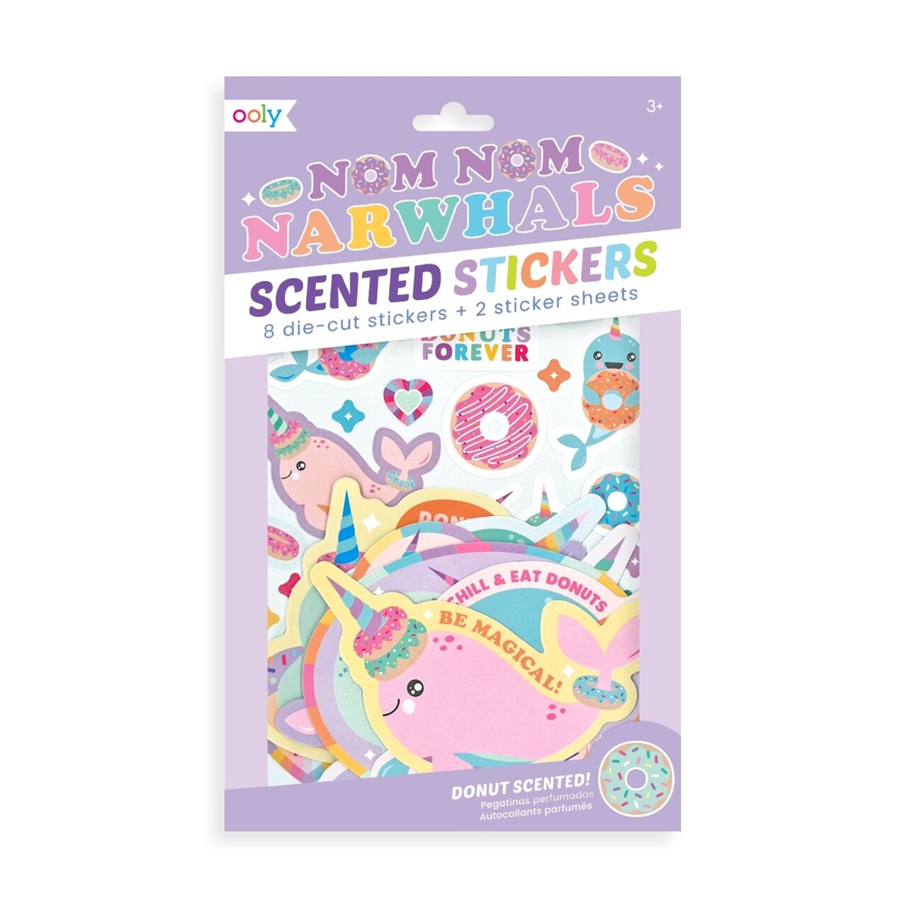 Ooly Kokulu Sticker Seti - Nom Nom Narwhals