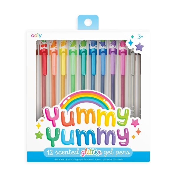 Yummy Yummy Kokulu Simli 12li Jel Kalem (2.0 mm)