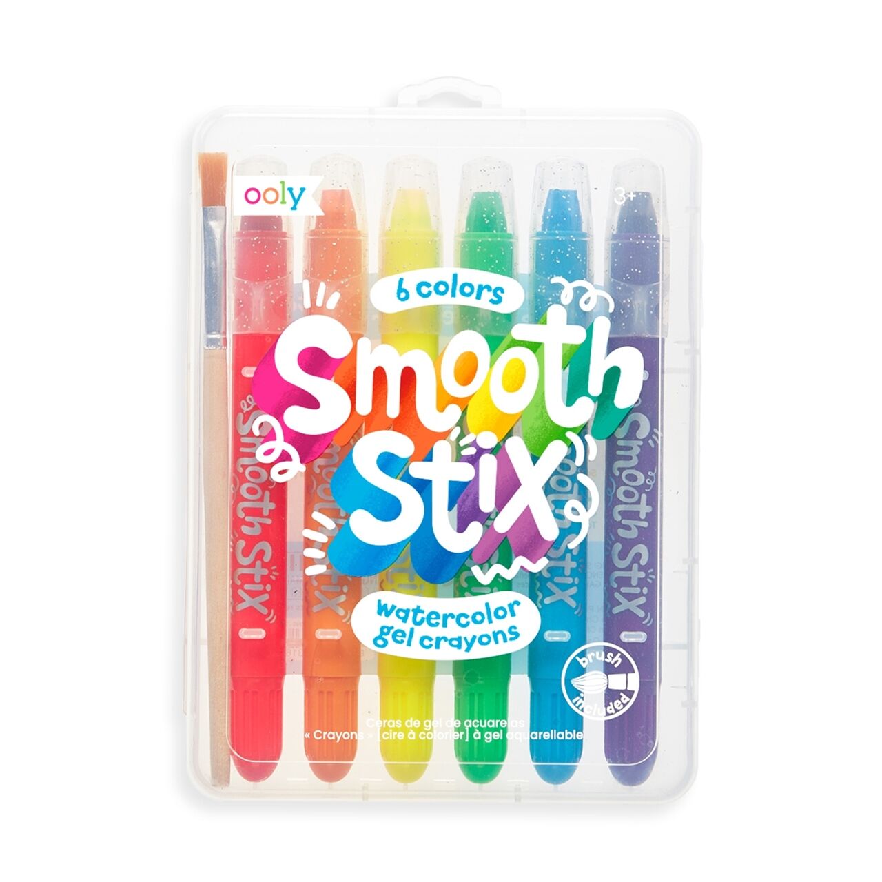 Ooly Smooth Stix Sulu Boya Efektli 6lı Jel Boya Ka
