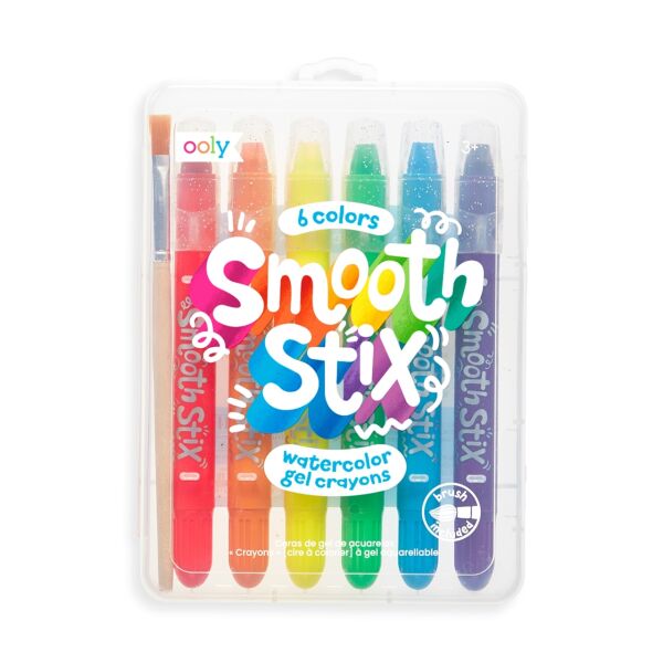 Ooly Smooth Stix Sulu Boya Efektli 6lı Jel Boya Ka