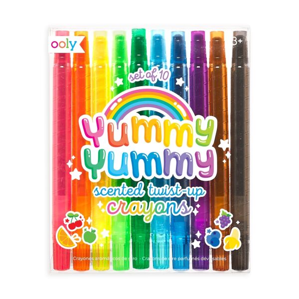 Ooly Yummy Yummy Kokulu Çevirmeli 10lu Boya Kalemi