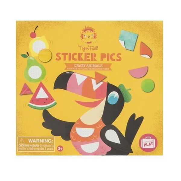 Tiger Tribe Sticker Seti / Crazy Animals