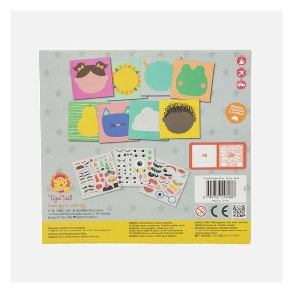 Tiger Tribe Sticker Seti / Funny Faces