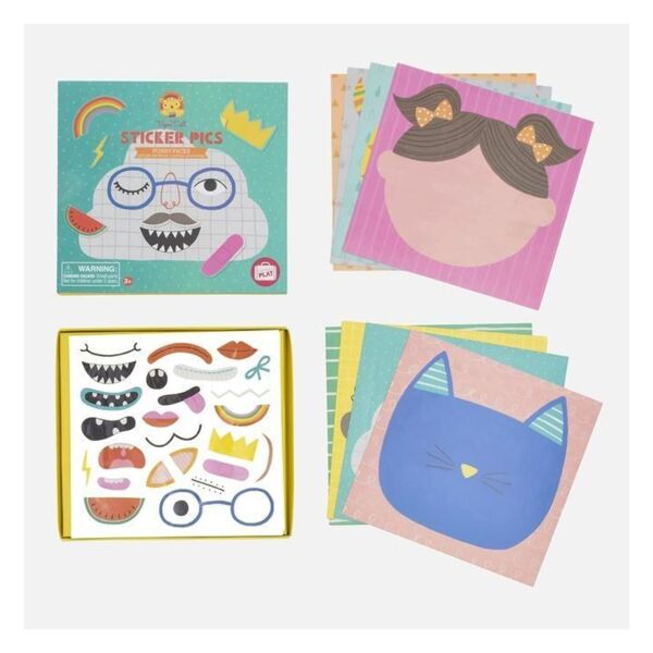 Tiger Tribe Sticker Seti / Funny Faces