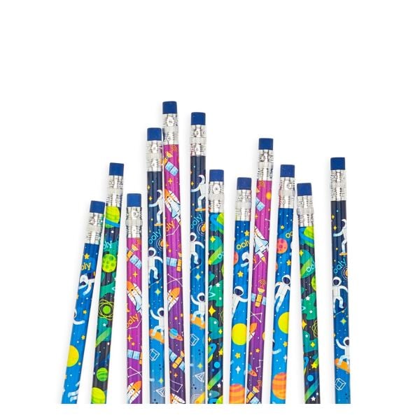 Ooly 12li Silgili Kurşun Kalem - Astronaut