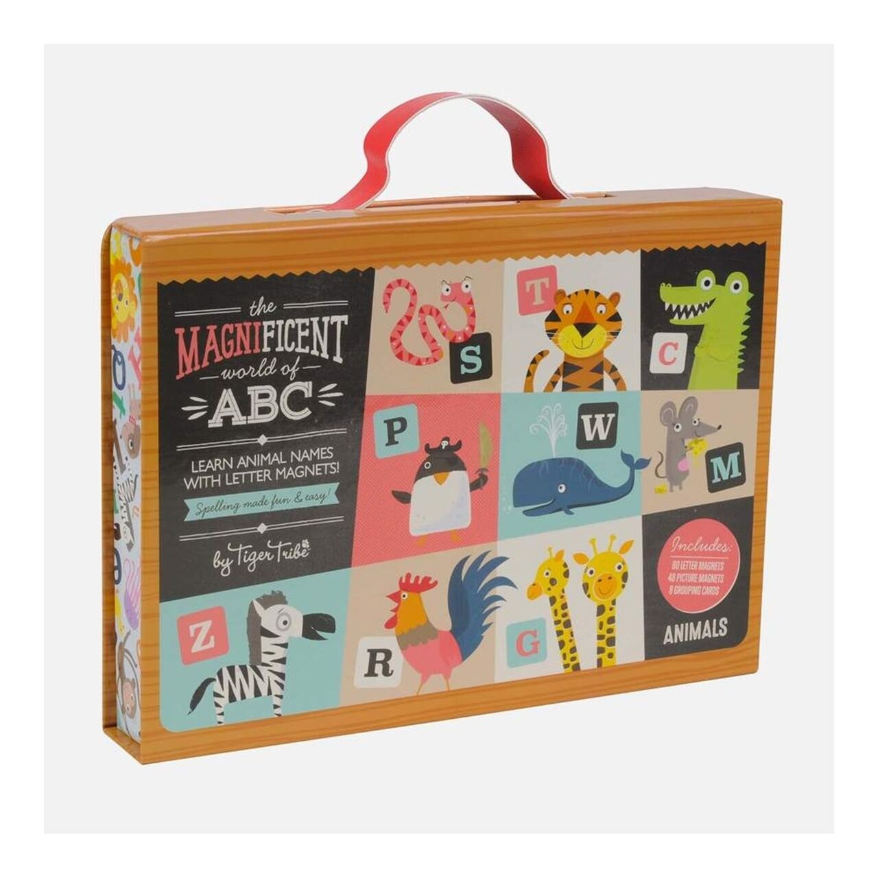 Tiger Tribe Mıknatıslı Okuma Seti - ABC Animals