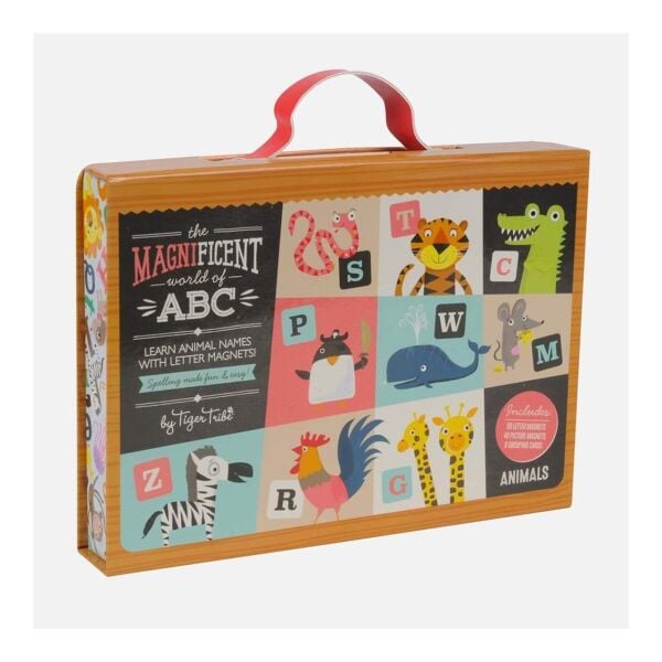 Tiger Tribe Mıknatıslı Okuma Seti - ABC Animals