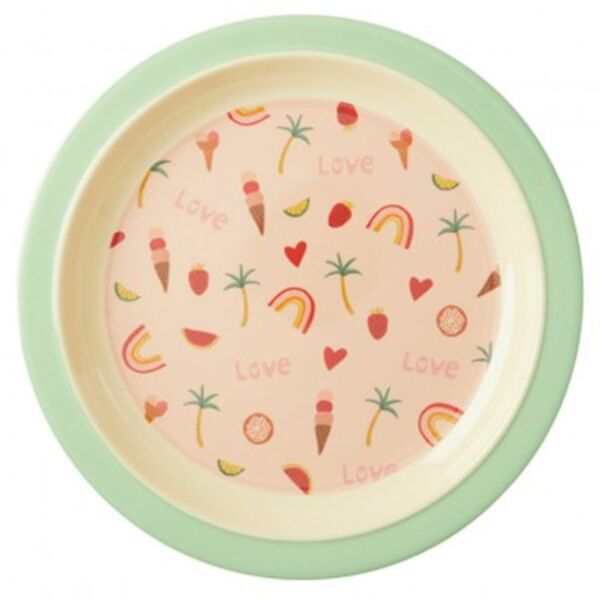 Melamin Çocuk Tabağı - Dondurma