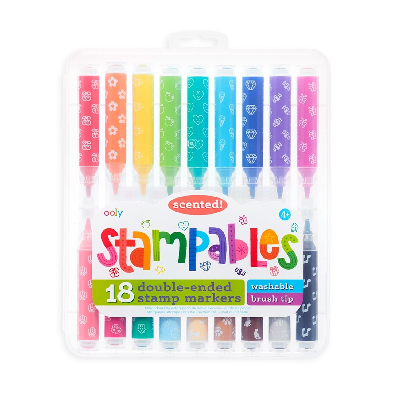 Ooly Stampables Kokulu Çift Uçlu 18’li Keçeli Kale