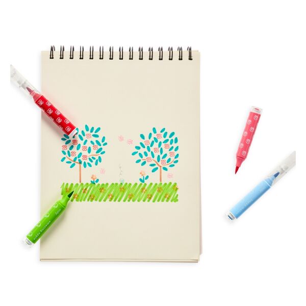 Ooly Stampables Kokulu Çift Uçlu 18’li Keçeli Kale