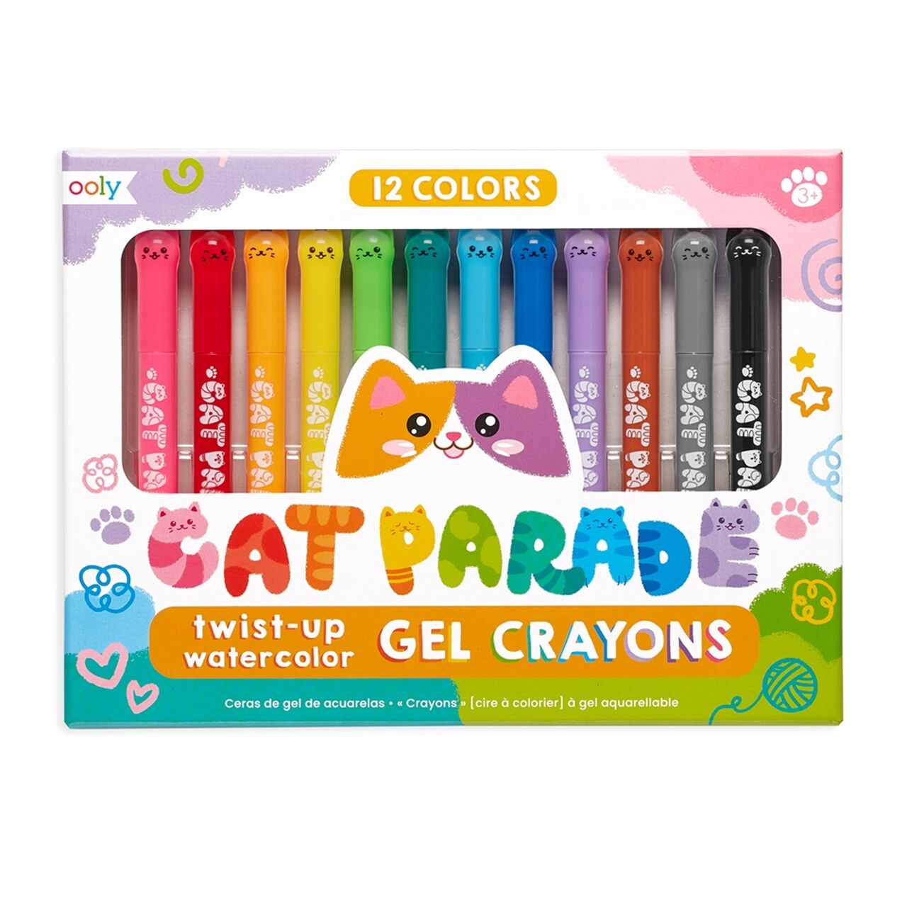 Ooly Cat Parade Sulu Boya Efektli 12li Jel Boya Ka