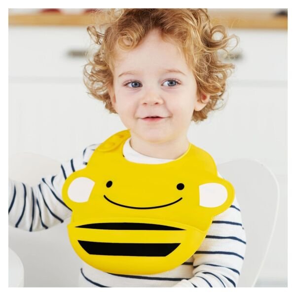 Skip Hop Zoo Silikon Önlük Arı