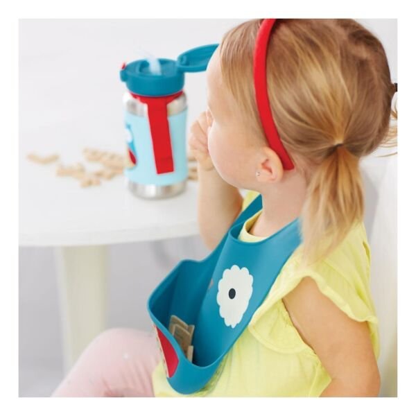 Skip Hop Zoo Silikon Önlük Baykuş