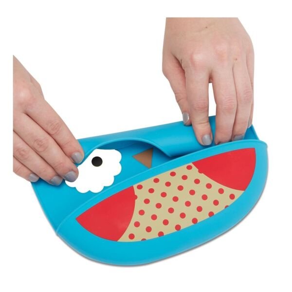 Skip Hop Zoo Silikon Önlük Baykuş