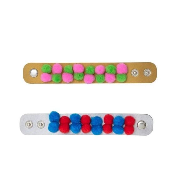 Tiger Tribe Takı Tasarım Seti / Pom Pom Bracelets