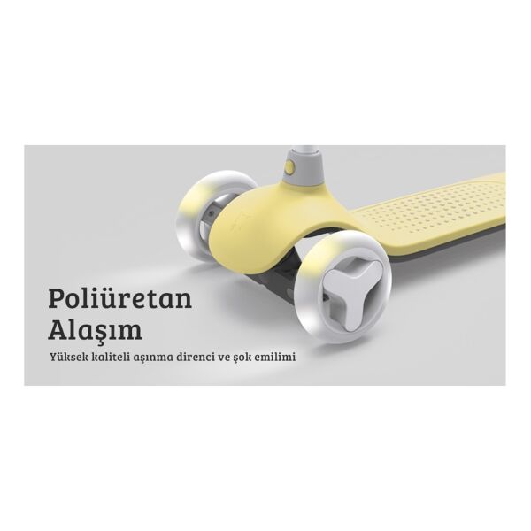 Xiaomi Mitu Işıklı Scooter - Sarı