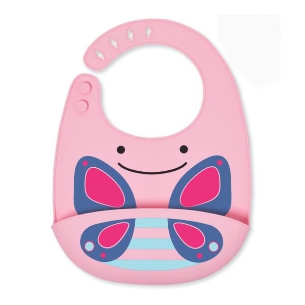 Skip Hop Zoo Silikon Önlük Kelebek