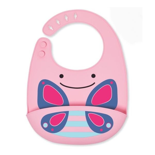 Skip Hop Zoo Silikon Önlük Kelebek