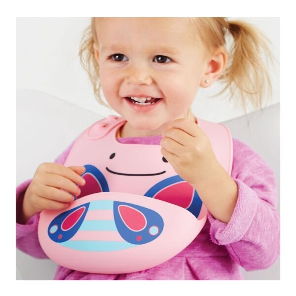 Skip Hop Zoo Silikon Önlük Kelebek