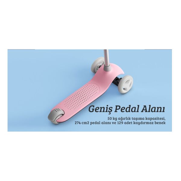 Xiaomi Mitu Işıklı Scooter - Pembe