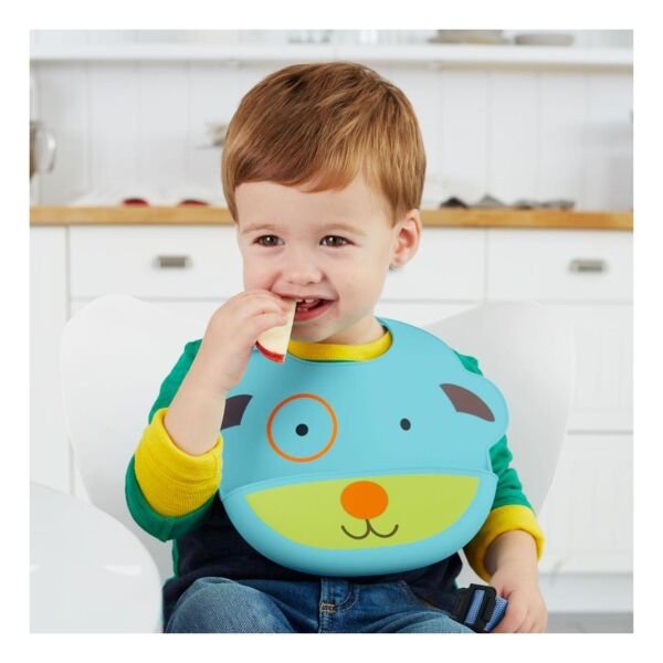 Skip Hop Zoo Silikon Önlük Köpek