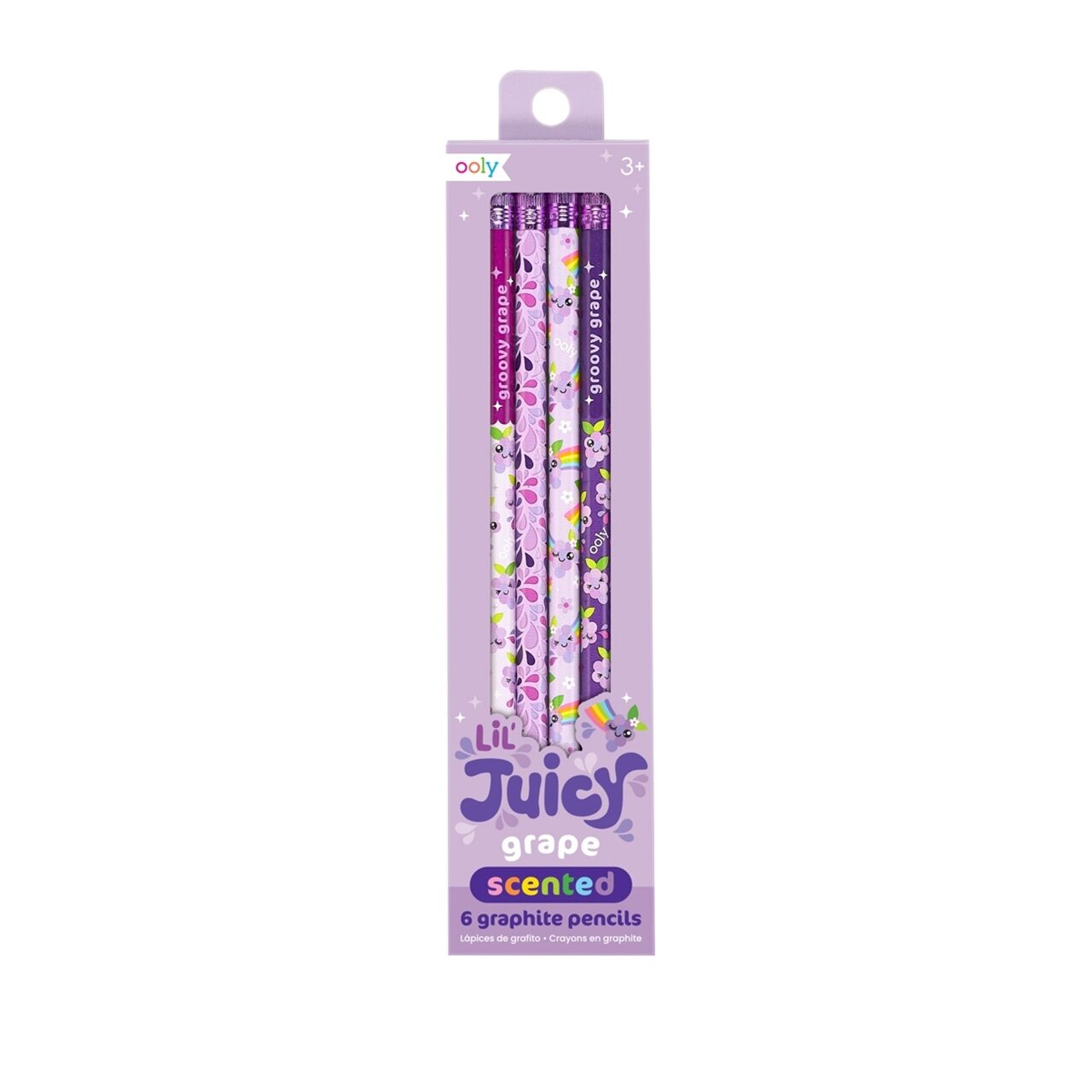 Ooly Lil Juicy Üzüm Kokulu 6lı Kurşun Kalem Seti