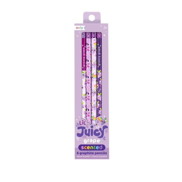Ooly Lil Juicy Üzüm Kokulu 6lı Kurşun Kalem Seti