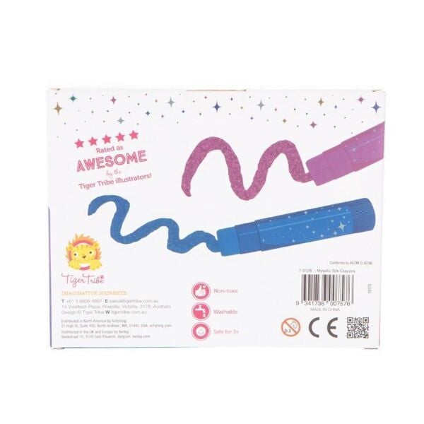 Tiger Tribe 8’li Metalik Pastel Boya Kalemi