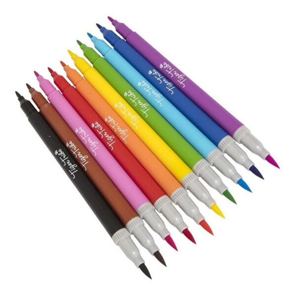 Tiger Tribe 10’lu İki Uçlu Keçeli Boya Kalemi