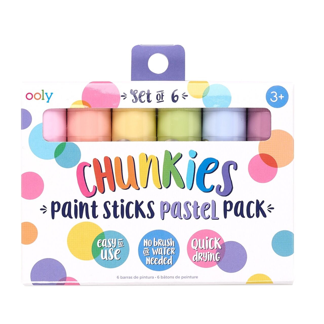 Ooly Chunkies Pastel Boya 6’lı Pastel Renkler