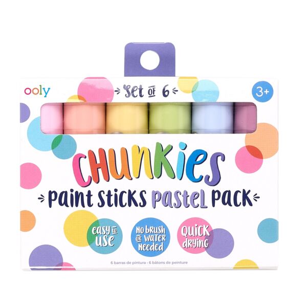 Ooly Chunkies Pastel Boya 6’lı Pastel Renkler