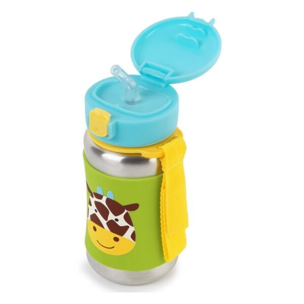 Skip Hop Pipetli Paslanmaz Çelik Suluk - Zürafa