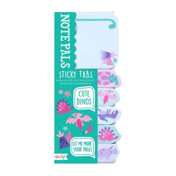 Ooly Note Pals Yapışkanlı Etiket Seti - Cute Dinos