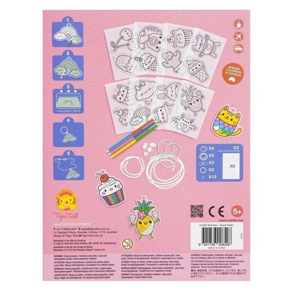 Kağıt Anahtarlık Yap Seti / Sweet Treats