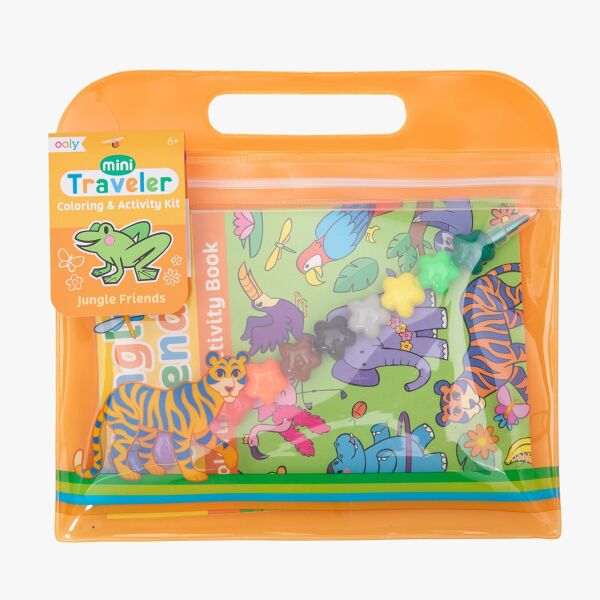 Ooly Mini Traveler Boyama & Aktivite Çantası - Jun