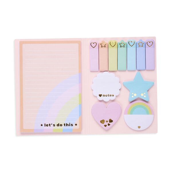 Ooly Side Notes Yapışkanlı Etiket Seti - Pastel Ra