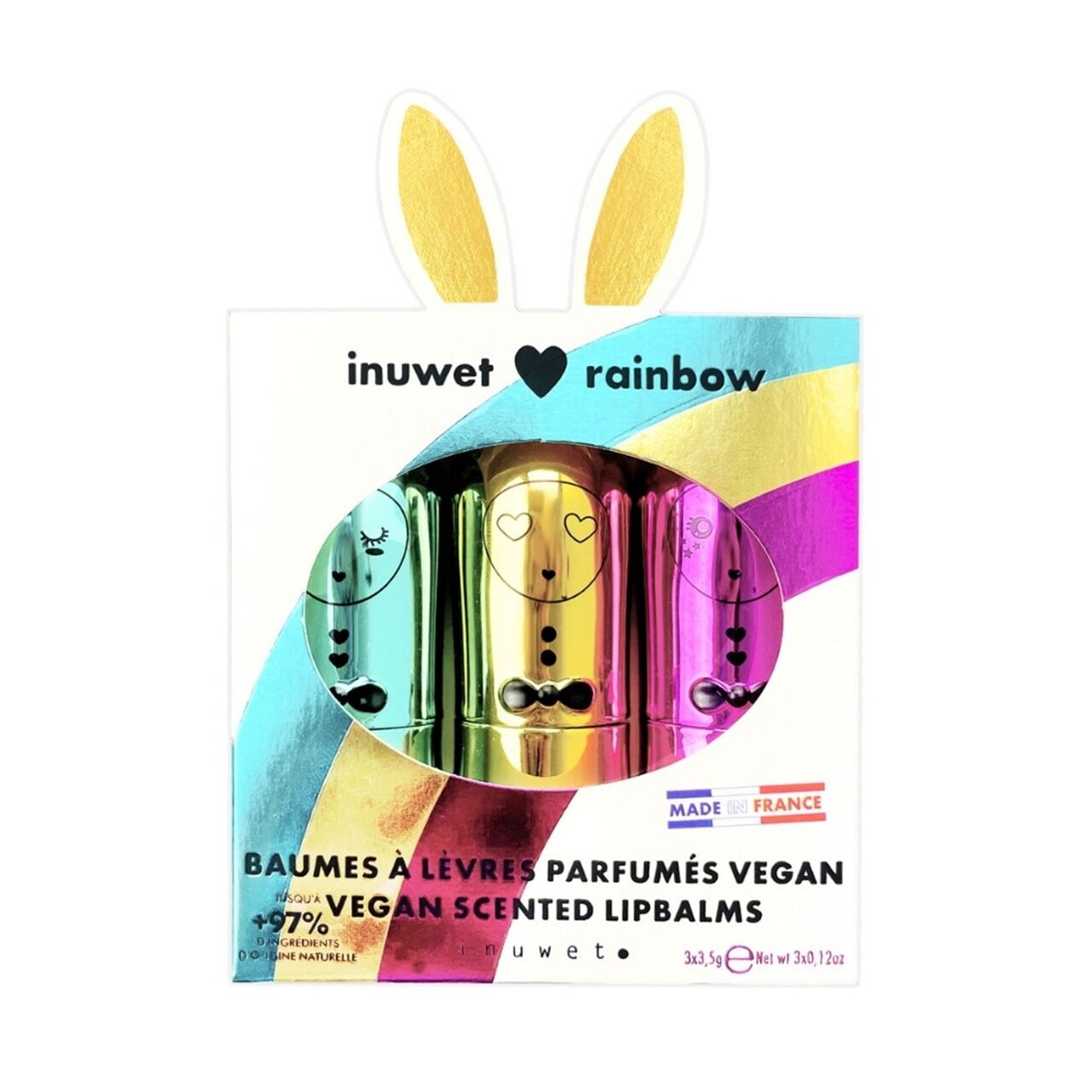 Inuwet 3lü Dudak Nemlendiricisi Seti -Cheesecake,